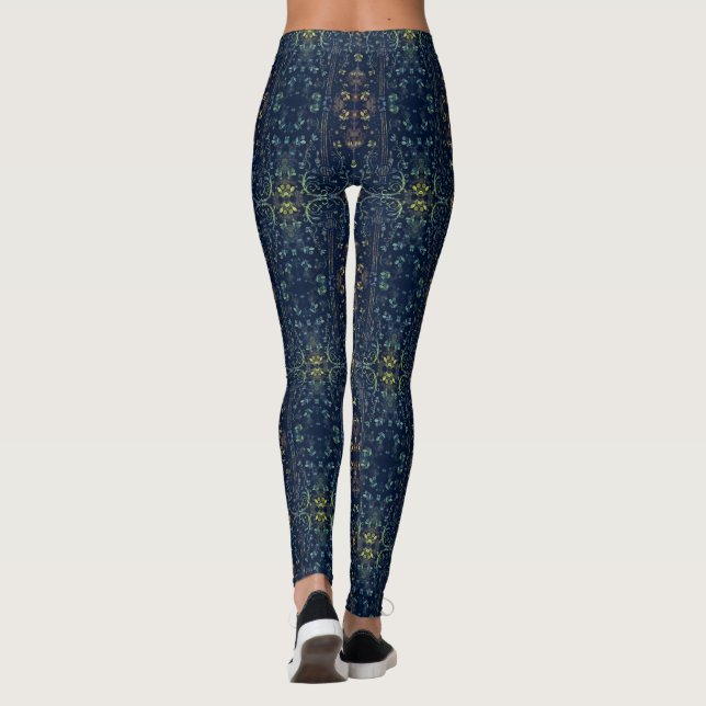 Leggings de guitare florale (Dos)