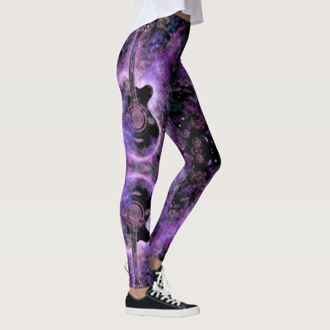 Leggings de guitare Rock N Roll - Rock Music (Droite)