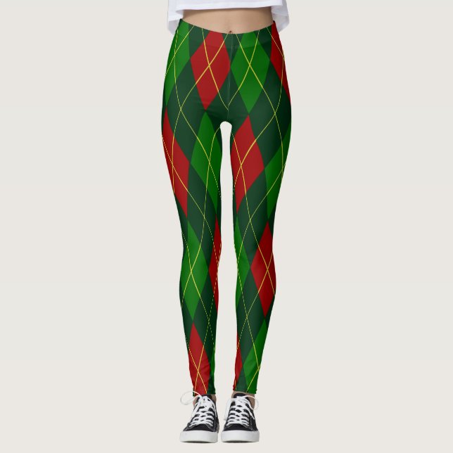 Leggings de Jacquard de vacances (Devant)