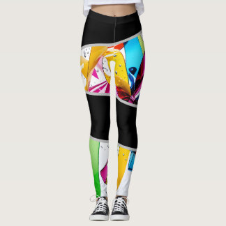 Leggings de jogging vibrants haute visibilité Cute