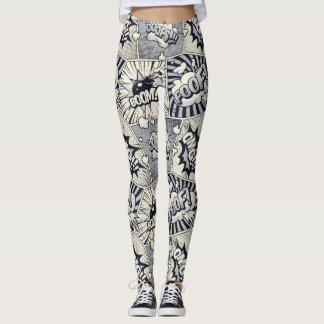 Leggings de la bande dessinée