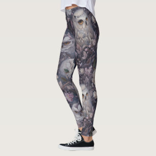 Leggings de la chouette de nuit - Jolie