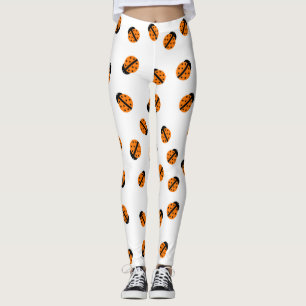 Leggings de la dame orange
