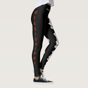 Leggings de la fleur noire du Mississippi