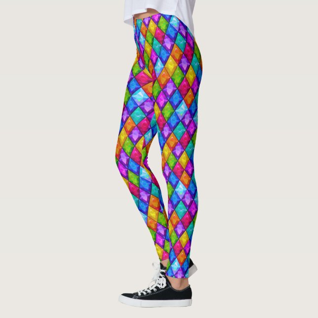 Leggings de la mode de la flûte de diamants (Gauche)