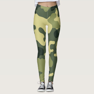 Leggings de l'armée Green Camo