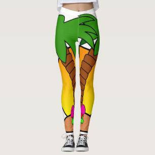 Leggings de l'île tropicale