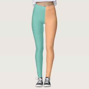 Leggings de mode bicolore Pastel