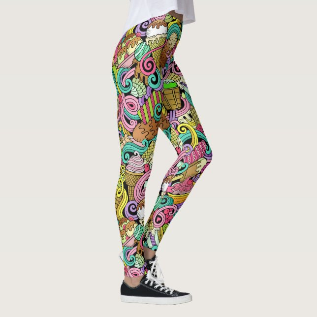 Leggings de mode de crème glacée (Droite)