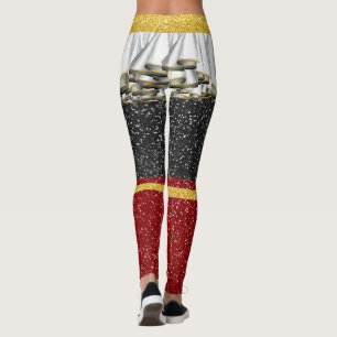 Leggings de mode de la Pop ILLUSION de jupe rappor