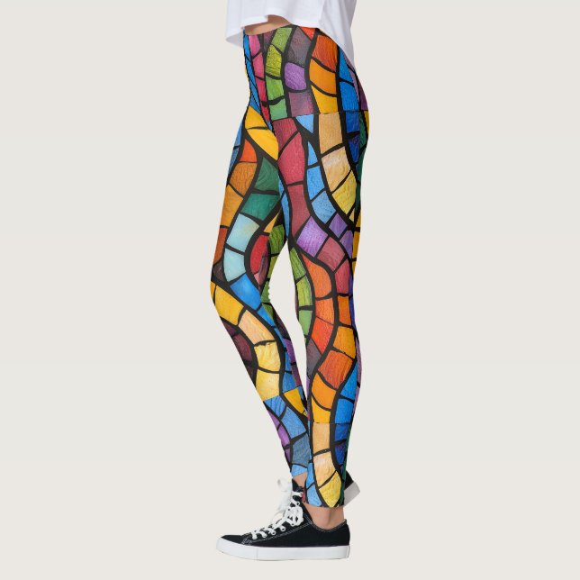 Leggings de mode en mosaïque de verre (Gauche)