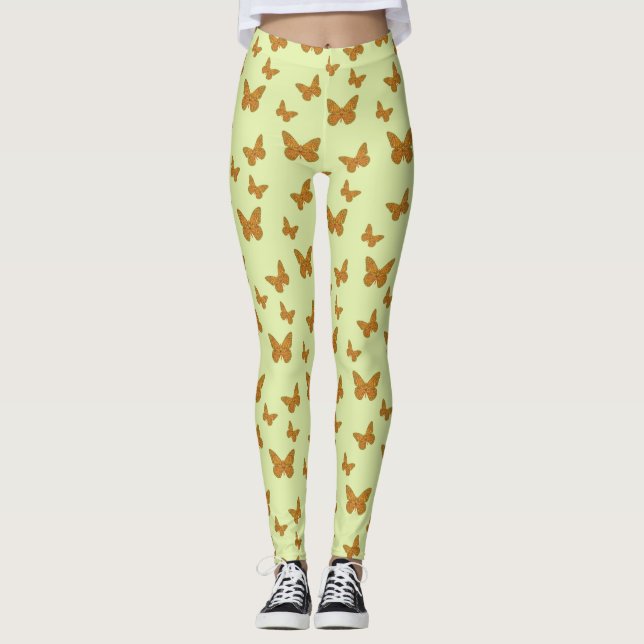 Leggings de monarque indien (Devant)