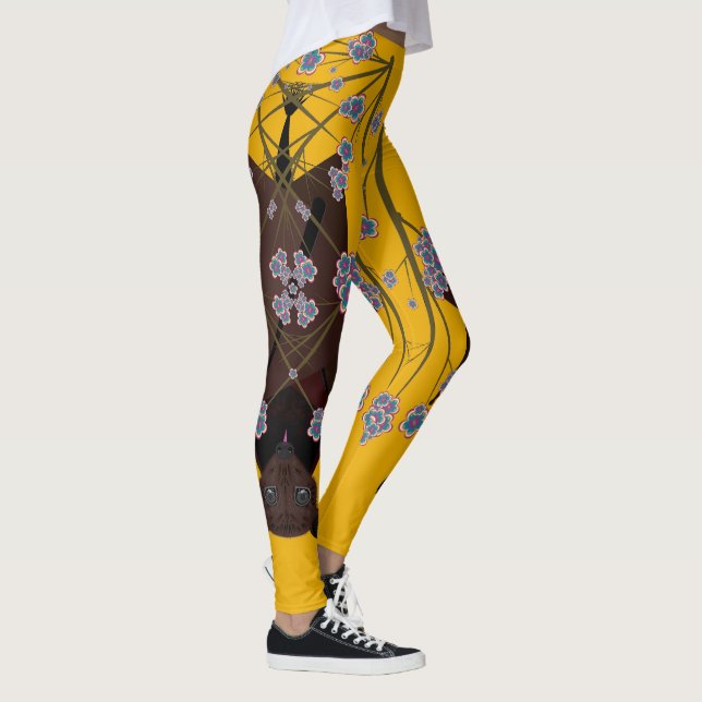 Leggings de moutarde de renard volant (Droite)