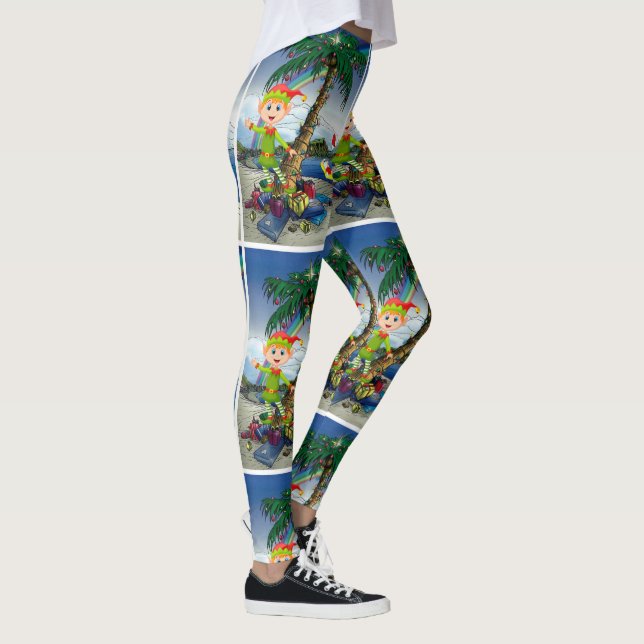 Leggings de Noël, Elf Beach (Droite)