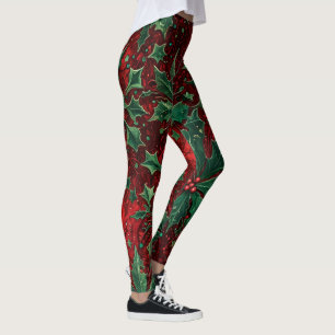 Leggings de Noël gothique