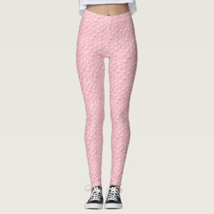 Leggings de Noël roses