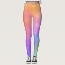 Leggings de Pastel Rainbow Swirl