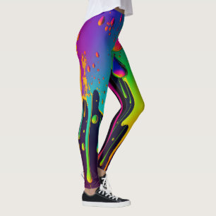 Leggings de peinture à goutte - Joli