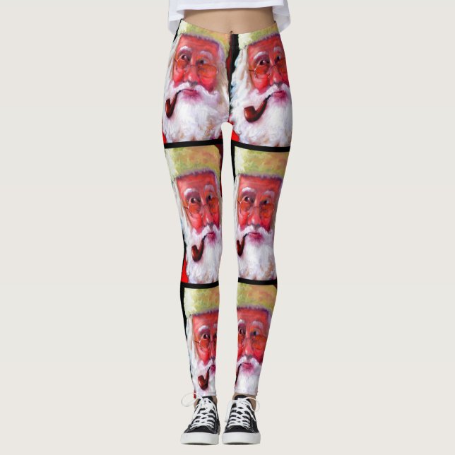Leggings de Père Noël (Devant)