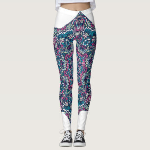 Leggings de rêve Mandala Psychedelic vibrants