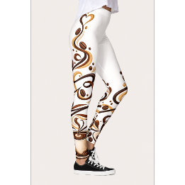 Leggings de sport au café pour femmes