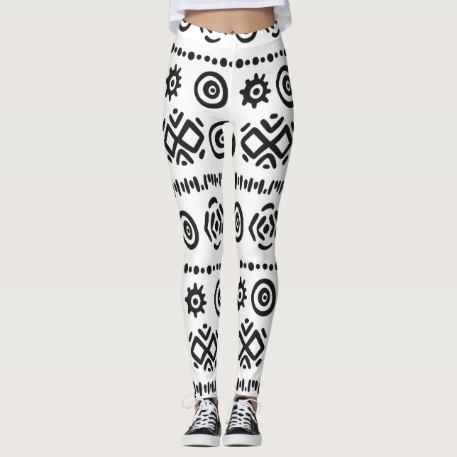 Leggings de style boho ethnique (Devant)