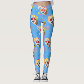 leggings de taco cat emoji