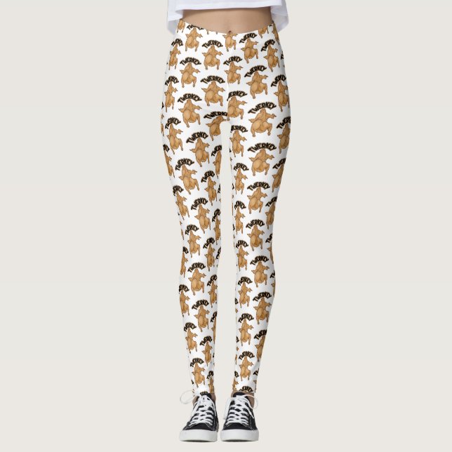 Leggings de Thanksgiving Twerkey (Devant)