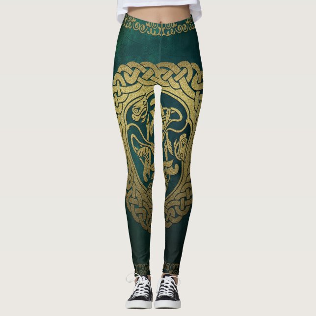 Leggings de travail de noeud celtique (Devant)