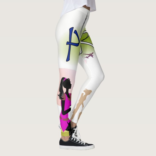 Leggings de vacances Paris France (Droite)