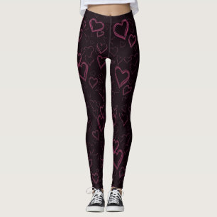 Leggings de Valentine Coeurs compliqués Leggings