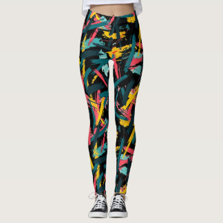 Leggings de yoga en salle de sport avec coups de p