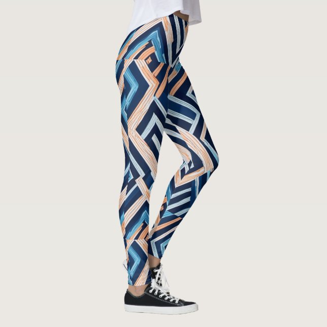 Leggings de Yoga haute taille avec Motif unique (Droite)