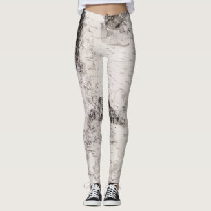 Leggings Débardeur motif écorce de bouleau