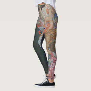 Leggings Décès et vie par Gustav Klimt Art Nouveau Vintage