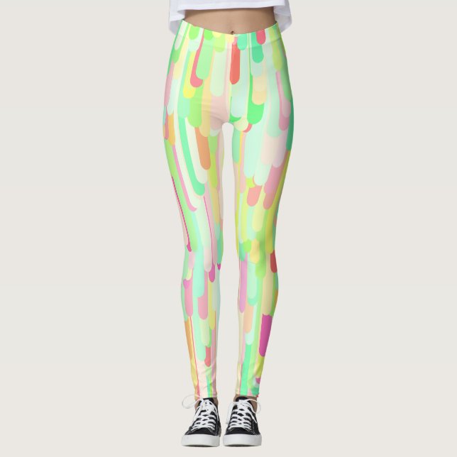 Leggings Déchets colorés (Devant)
