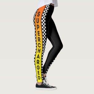 Leggings Décor de emballage chargé superbe dessus