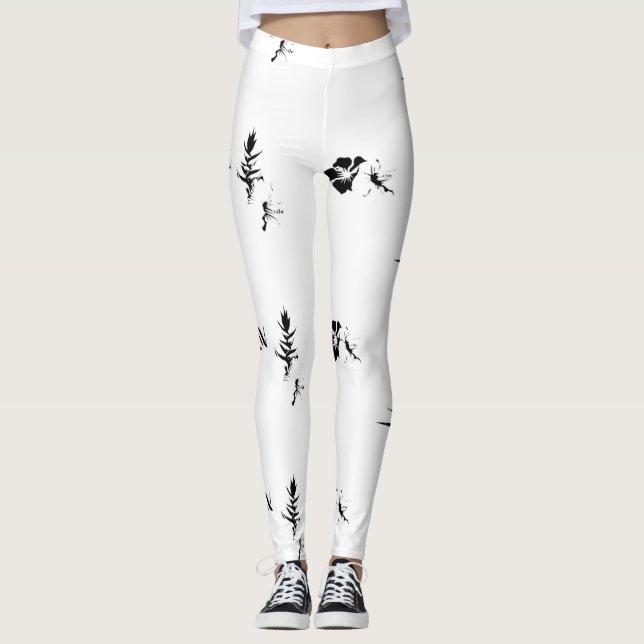 Leggings Décoratif, Gris foncé, Charbon (Devant)