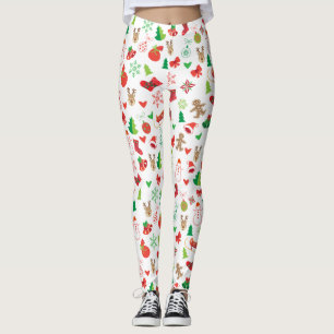 Leggings Décoration à la mode de Noël de vacances de bon