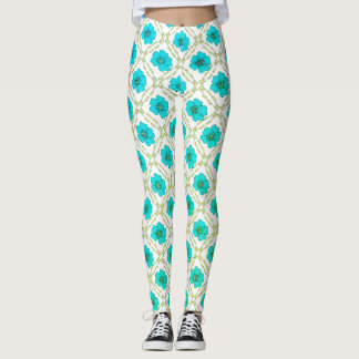 Leggings décoration florale