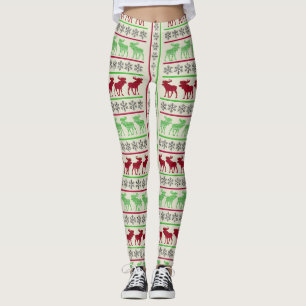 LEGGINGS DÉCORATIONS DE NOËL RENNE