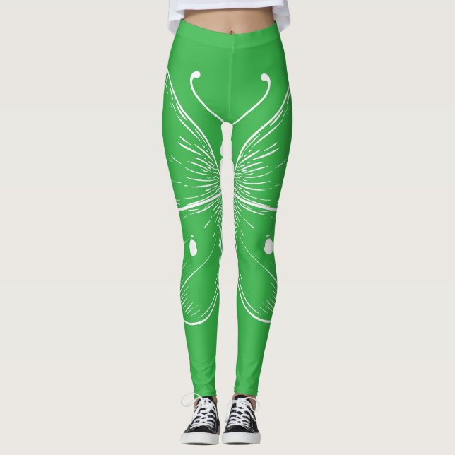 Leggings Delicate Sketch Butterfly (Devant)