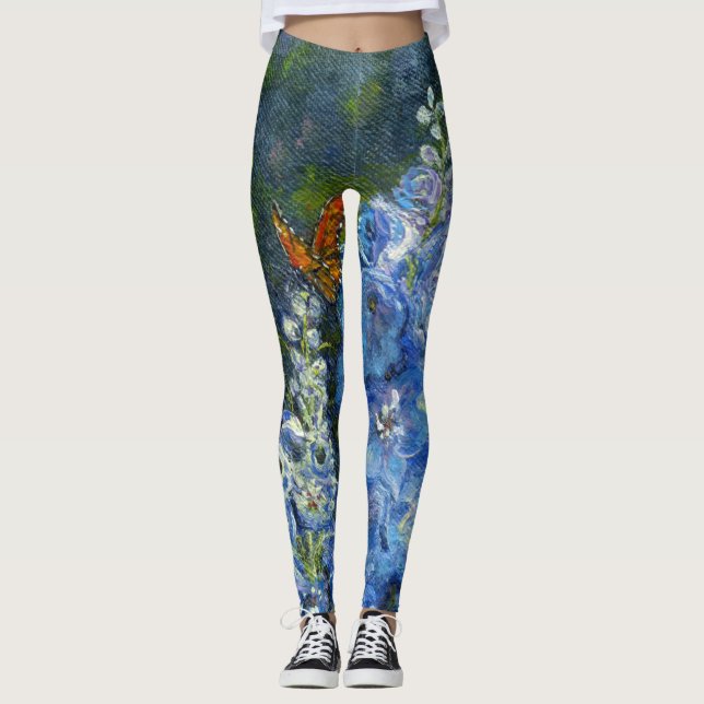 Leggings "Delphiniums" (Devant)