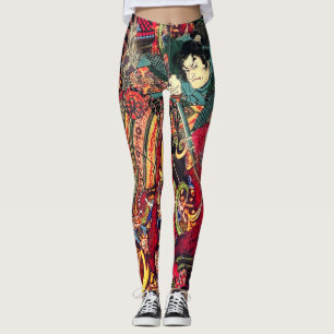 Leggings Démons de combat de samouraïs