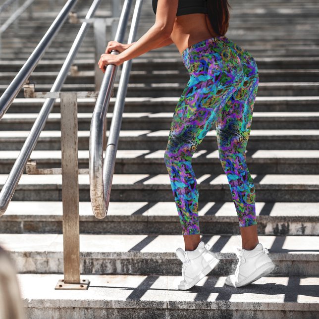 Leggings d'encre de Grunge Dream Cosmic - Amusants (Créateur téléchargé)