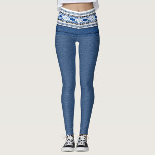 Leggings Denim >Leggings .Vêtements & Chaussures > Femmes