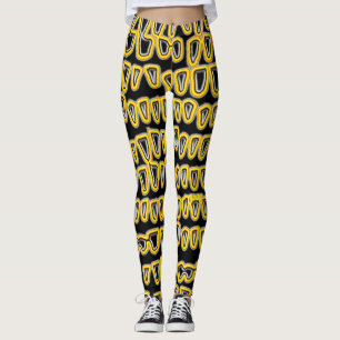 Leggings Dentiste dentiste dentisterie Orthodontiste jaune 
