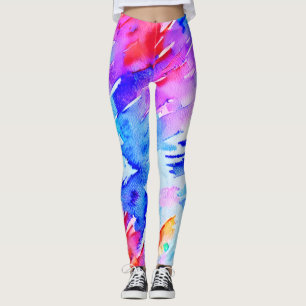 Leggings d'entraînement arc-en-ciel