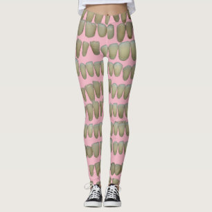Leggings Dents dentaires sur la dentisterie rose Dentiste