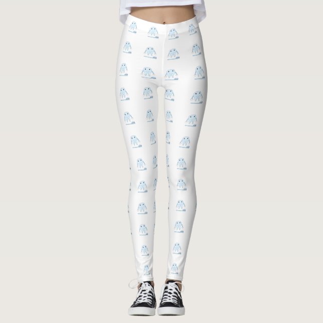 Leggings Dents souriants et brosses à dents (Devant)